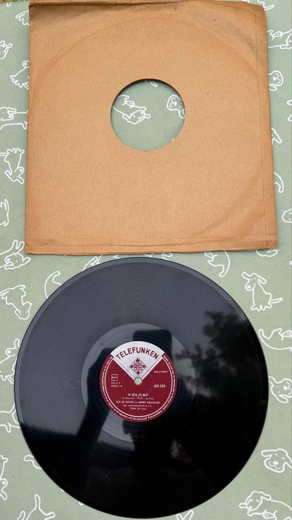 78 toeren  plaat Rijk de Gooijer & Johnny Kraaykamp, Cd's en Dvd's, Vinyl | Overige Vinyl, Gebruikt, Overige formaten, Ophalen of Verzenden