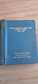 Ford CORTINA onderdelenboek  1966/70, Ophalen of Verzenden, Ford
