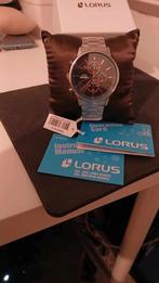 LORUS RM397GX9 -  (made by seiko) heren crono horloge, Sieraden, Tassen en Uiterlijk, Horloges | Heren, Staal, Staal, Polshorloge