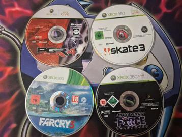 4 XBox 360 games beschikbaar voor biedingen