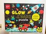 Glow in the dark Puzzel Ruimte, Ophalen, Meer dan 50 stukjes, Zo goed als nieuw, 4 tot 6 jaar