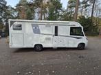 Pilote Essentiel G 740 AUT. 9-T TWINBED TV Solar 1e eig., Caravans en Kamperen, Campers, Chemisch toilet, Fiat, 7 tot 8 meter