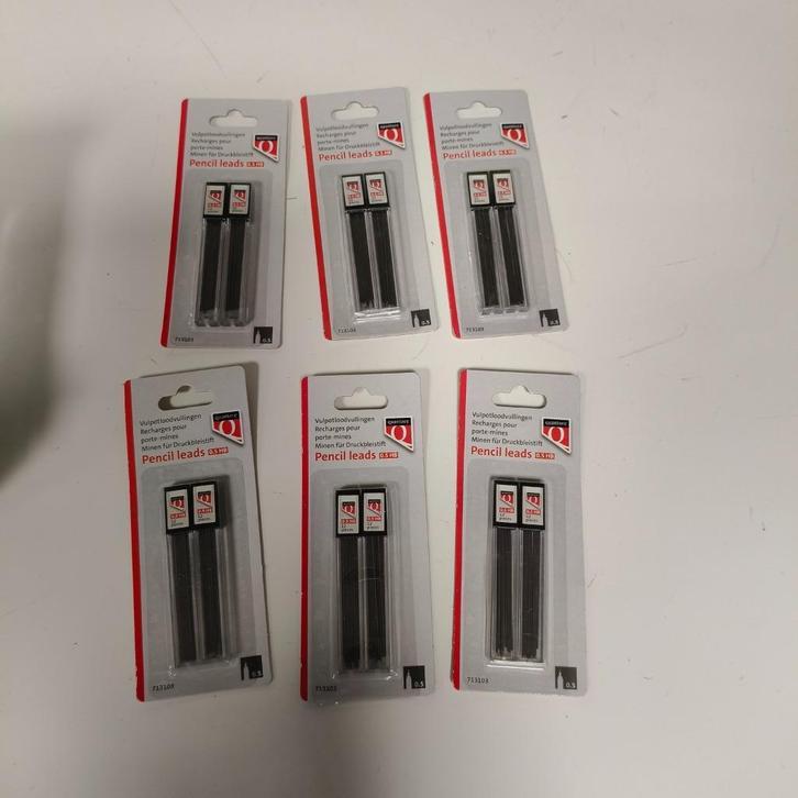 Pencil Leads 0.5 HB 6 doosjes, Diversen, Schrijfwaren, Nieuw, Ophalen of Verzenden