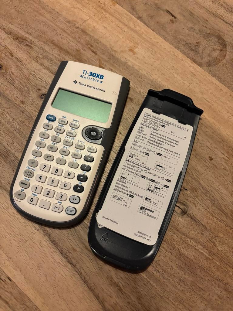 TI-30XB MultiView Rekenmachine, Diversen, Schoolbenodigdheden, Ophalen of Verzenden, Gebruikt