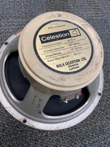 Celestion G12H Rola Creamback 1974 RECONE beschikbaar voor biedingen