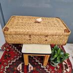 Vintage Rieten Mand / Opbergmand, Ophalen, Overige materialen, Minder dan 50 cm, Gebruikt