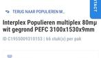 Multiplex 9 mm, Doe-het-zelf en Verbouw, Hout en Planken, Minder dan 25 mm, Overige typen, Nieuw, Ophalen of Verzenden