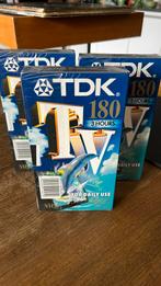 TDK 180 nieuwe gesealde videobanden 3-stuks, Ophalen of Verzenden, Nieuw in verpakking, Overige genres