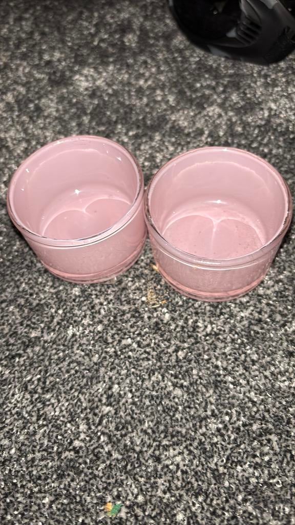 Waxinehouders roze Riverdale, Huis en Inrichting, Ophalen of Verzenden, Zo goed als nieuw, Overige materialen, Minder dan 25 cm