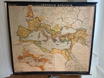 Zeer grote schoolkaart Imperium Romanum - Haack Gotha beschikbaar voor biedingen