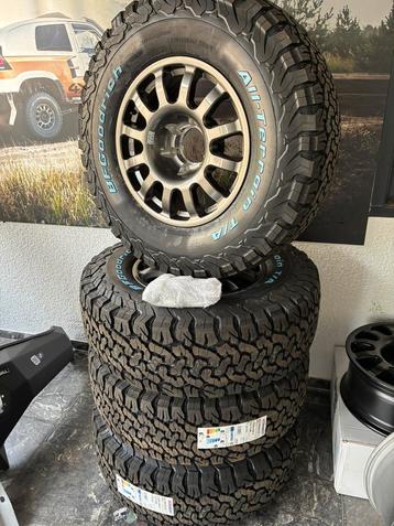 Set BRAID Fullrace Landcruiser 80 wielen + BF-Goodrich AT beschikbaar voor biedingen