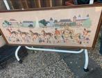 Vintage Borduurwerk Koninklijke Optocht (110x48cm), Ophalen of Verzenden