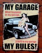 My garage metalen wandbord., Ophalen of Verzenden, Zo goed als nieuw