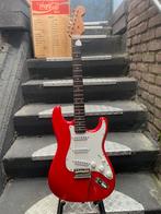 Mark Knopfler Tribute stratocaster Red Hot  “ read “ custom, Ophalen of Verzenden, Zo goed als nieuw, Solid body, Fender