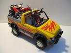 playmobil quad met jeep, Ophalen of Verzenden, Zo goed als nieuw, Complete set