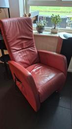 Elektrische relaxfauteuil bordeauxrood, Huis en Inrichting, Ophalen, Gebruikt