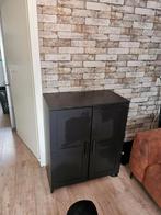 Twee zwarte kastjes, Overige materialen, Modern, 25 tot 50 cm, Gebruikt