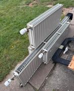 4 st. gebr. RADIATOREN, Doe-het-zelf en Verbouw, Ophalen, 30 tot 80 cm, Radiator, Zo goed als nieuw