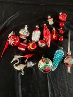 19 gekleurde oudere en nieuwere kerstballen, Diversen, Kerst, Ophalen of Verzenden