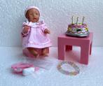 Mini baby born verjaardagssetje met mini baby born popje, Kinderen en Baby's, Speelgoed | Poppen, Ophalen of Verzenden, Zo goed als nieuw