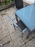 Tuinset met 3 stoelen, Tuin en Terras, Gebruikt, 3 zitplaatsen, Aluminium, Ophalen of Verzenden