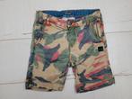 Stoere camouflage korte broek mt 134 (Tumble 'n Dry), Kinderen en Baby's, Kinderkleding | Maat 134, Jongen, Ophalen of Verzenden