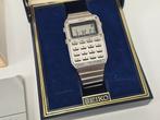 Seiko Calculator Digital Watch C515 - vintage, Ophalen of Verzenden, Staal, Seiko