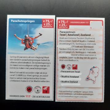 Paracentrum Texel-Ameland-Zeeland korting p.p. beschikbaar voor biedingen