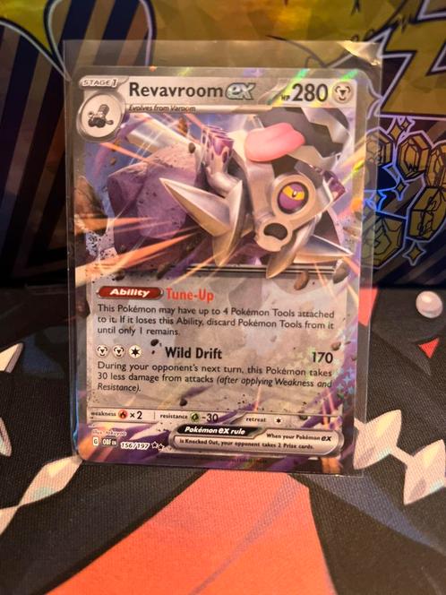 Revavroom EX 156 obf, Hobby en Vrije tijd, Verzamelkaartspellen | Pokémon, Zo goed als nieuw, Meerdere kaarten, Ophalen of Verzenden