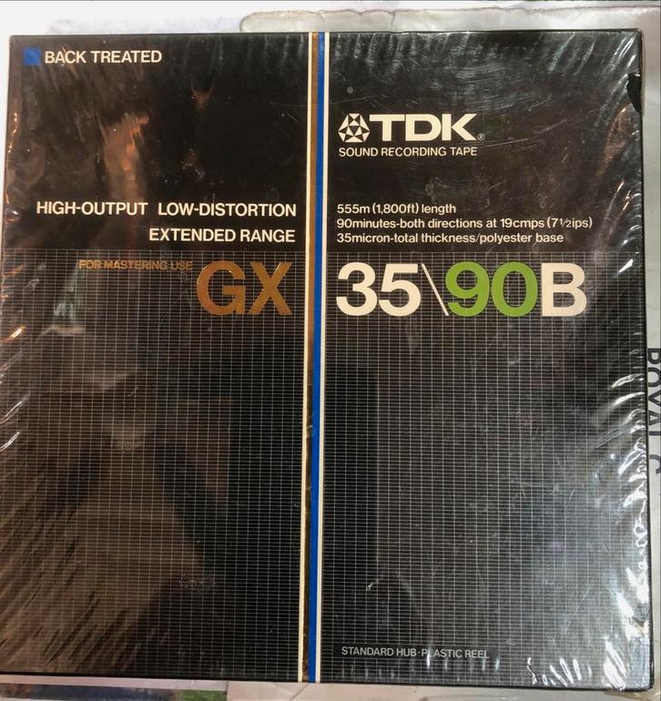 TDK GX 35/90B Geluidsband - Nieuw in Verpakking, Audio, Tv en Foto, Bandrecorders, Bandrecorder, Met banden, Ophalen
