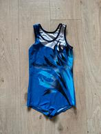 Blauw turnpakje, Sport en Fitness, Blauw, Zo goed als nieuw, Turnpak(je), Kindermaat 122 t/m 140