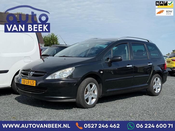 Peugeot 307 SW 2.0 16V Pack|Automaat|Trekhaak, Auto's, Peugeot, Bedrijf, Te koop, ABS, Airconditioning, Boordcomputer, Centrale vergrendeling