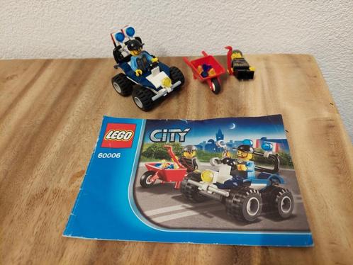 Lego City 60006 Politie ATV, Kinderen en Baby's, Speelgoed | Duplo en Lego, Gebruikt, Lego, Complete set, Ophalen of Verzenden