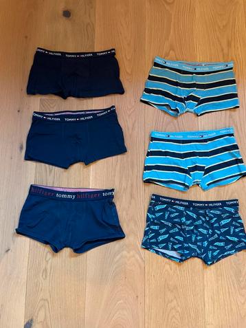6 boxer short Tommy Hilfiger maat 128 / 140 beschikbaar voor biedingen