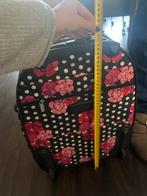 Leuk Klein Koffertje met Bloemenprint, Sieraden, Tassen en Uiterlijk, Koffers, Ophalen, Overige materialen, 50 tot 60 cm, Zo goed als nieuw