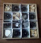 Houten doos - engelen stro - sterren - harten - zwart - glit, Ophalen of Verzenden, Nieuw