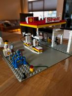 Vintage Lego Shell Tankstation en veel lego, Ophalen, Gebruikt, Complete set, Lego