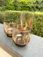 Arcopal 3 glazen verschillende hoogtes drinkglas beker, Ophalen, Gebruikt