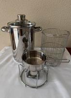 Aspergespan ‘Le Chef’ Rechaud met pannetje ‘WMF’, Ophalen of Verzenden, Zo goed als nieuw, Rvs, Overige typen