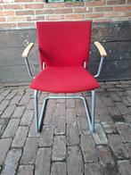 Fijne rode Van der Sluis vergaderstoelen /eetkamerstoelen!, Huis en Inrichting, Stoelen, Ophalen, Gebruikt, Rood, Vijf, Zes of meer stoelen