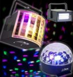 PARTY-3PACK 3-Led Disco licht effcten [1182P-B], Muziek en Instrumenten, Licht en Laser, ., Overige typen, Nieuw, Ophalen of Verzenden