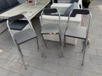 3x Barkrukken - Metaal & Kunststof, Huis en Inrichting, Ophalen, Gebruikt, 60 tot 90 cm, Metaal
