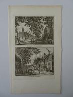 gravure het dorp St Laurens Walcheren Zeeland, Spilman 1750, Antiek en Kunst, Kunst | Etsen en Gravures, Verzenden