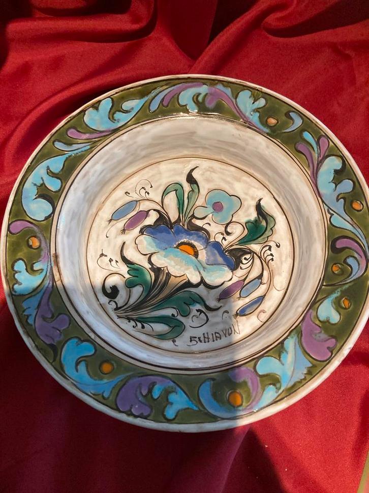 Schiavon Ferrara Aardewerk Schaal, Antiek en Kunst, Antiek | Keramiek en Aardewerk, Ophalen of Verzenden