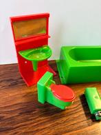 Vintage Poppenhuis Badkamer Modella, Kinderen en Baby's, Speelgoed | Poppenhuizen, Ophalen of Verzenden, Gebruikt, Toebehoren