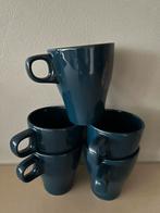 5 blauwe bekers 21533 IKEA, Huis en Inrichting, Keuken | Servies, Ophalen of Verzenden, Gebruikt, Overige stijlen, Kop(pen) en/of Schotel(s)