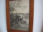 Anton Mauve Melkbocht   Ets, Antiek en Kunst, Ophalen of Verzenden