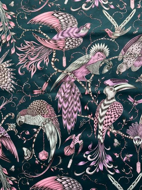 ‘AUDUBON’ by ‘CLARKE & CLARKE’, Hobby en Vrije tijd, Stoffen en Lappen, Gebruikt, Katoen, 120 cm of meer, 30 tot 200 cm, Overige kleuren