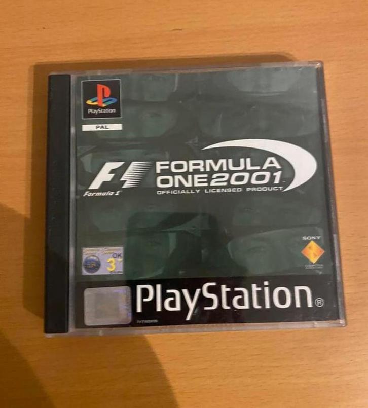 Formula one 2001, Spelcomputers en Games, Games | Sony PlayStation 1, Zo goed als nieuw, Racen en Vliegen, 1 speler, Vanaf 3 jaar