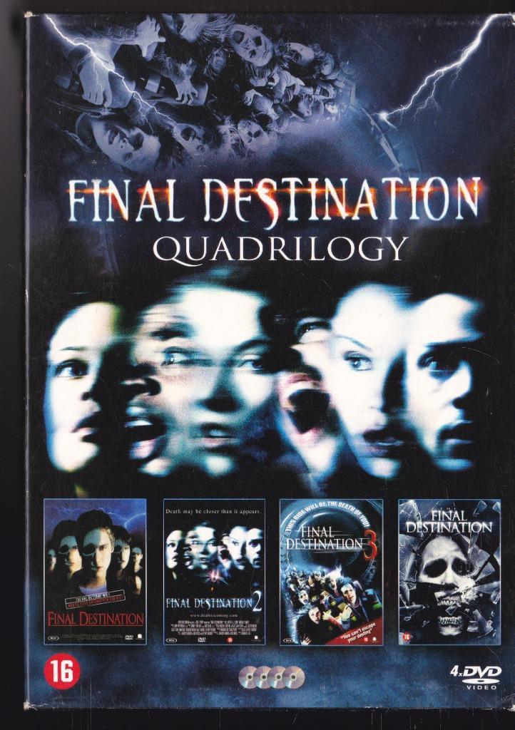 Final destination - Quadrilogy ֎ Devon Sawa, A.J. Cook, Cd's en Dvd's, Dvd's | Horror, Overige genres, Boxset, Vanaf 16 jaar, Ophalen of Verzenden